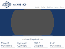 Tablet Screenshot of machining.atomjet.com